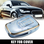 3 x Button Key Fob Cover Case Blue for Lexus IS RX NX200 NX200T (2014-2021)