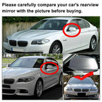 Mirror Casing Cover for BMW 5 Series F10 (2010–2013) M5 M Style Glossy Black