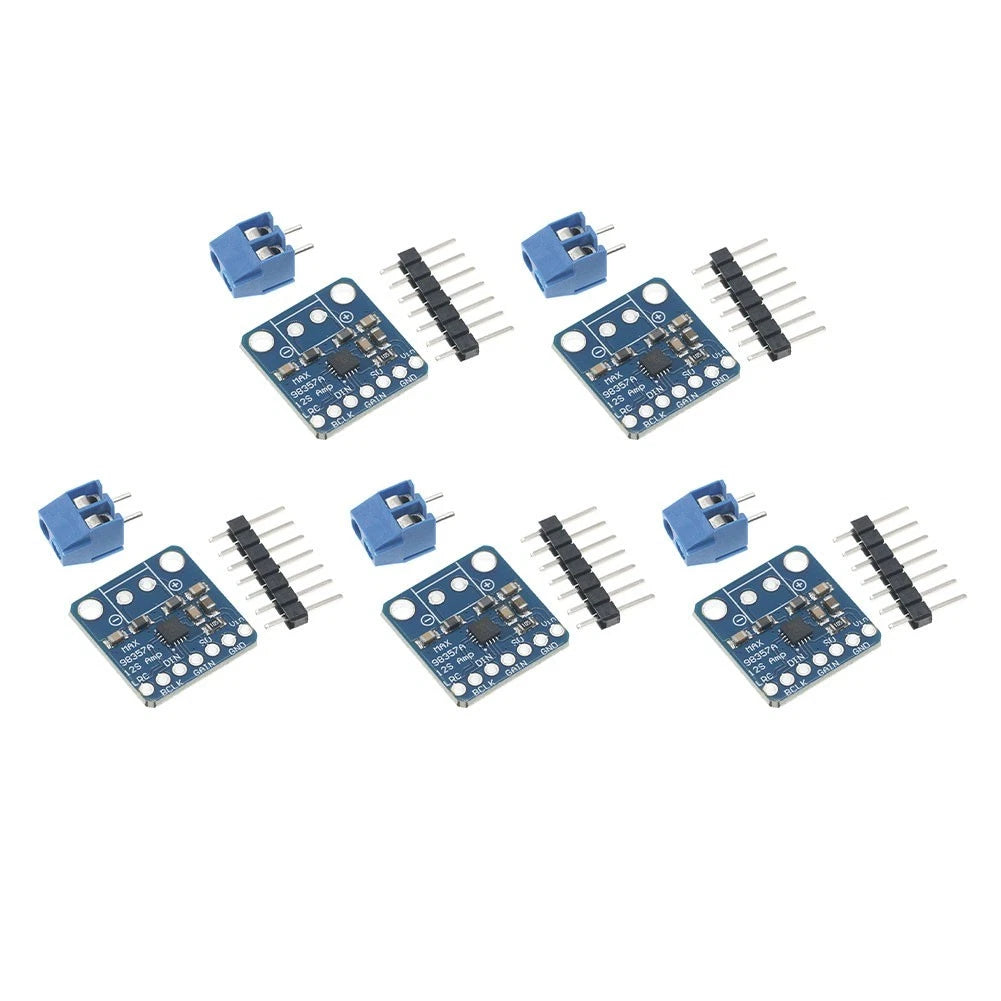 5pcs MAX98357 I2S Class D 3W Audio Decoder Board for Raspberry Pi (2012–2023)