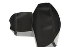 Leather Console Lid Armrest Cover for Audi Q7 (2007–2015) Gray Stitch