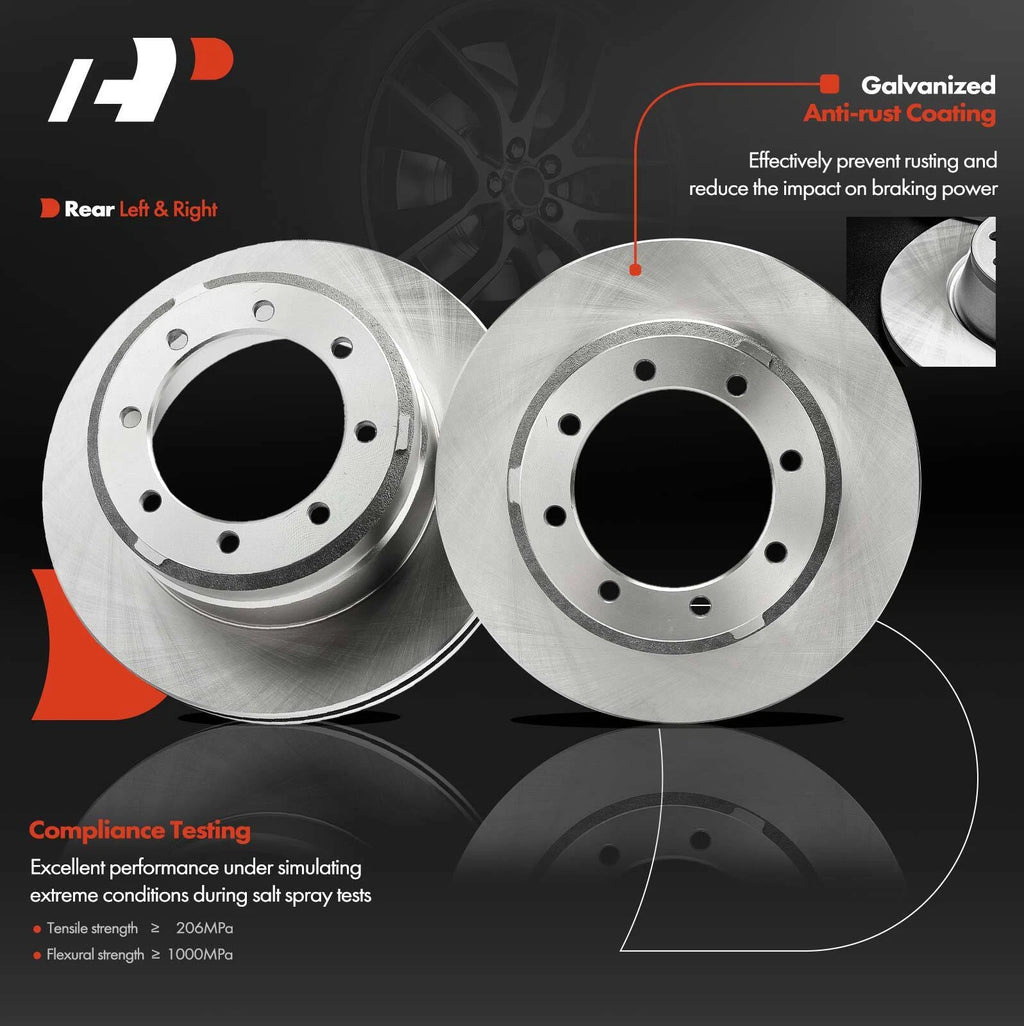 Rear Disc Brake Rotors for Ford F-350 Super Duty F-450 Super Duty (2005–2023)