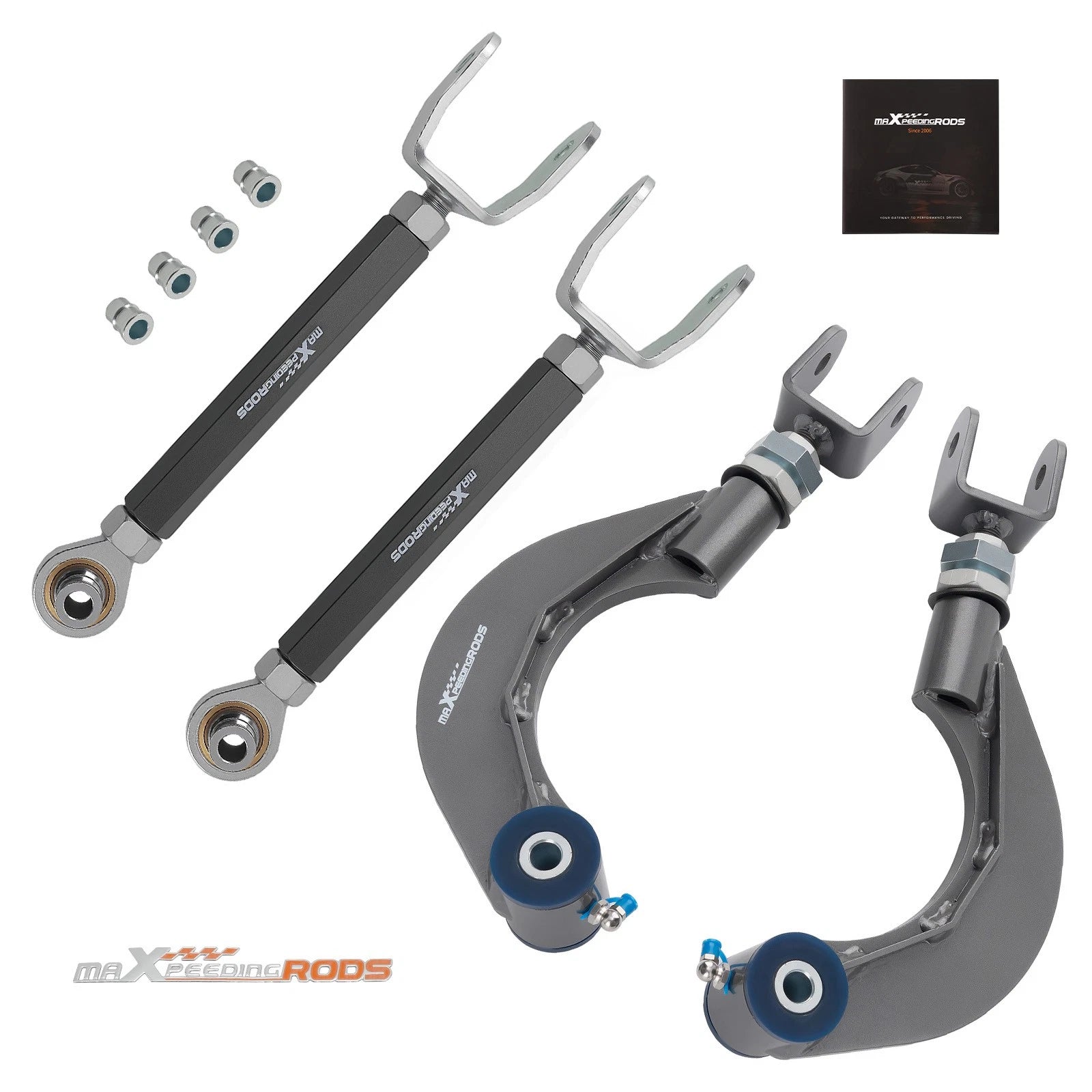 4X Adjustable Rear Camber Toe Control Arms LH RH for Toyota Camry (2018–2023)