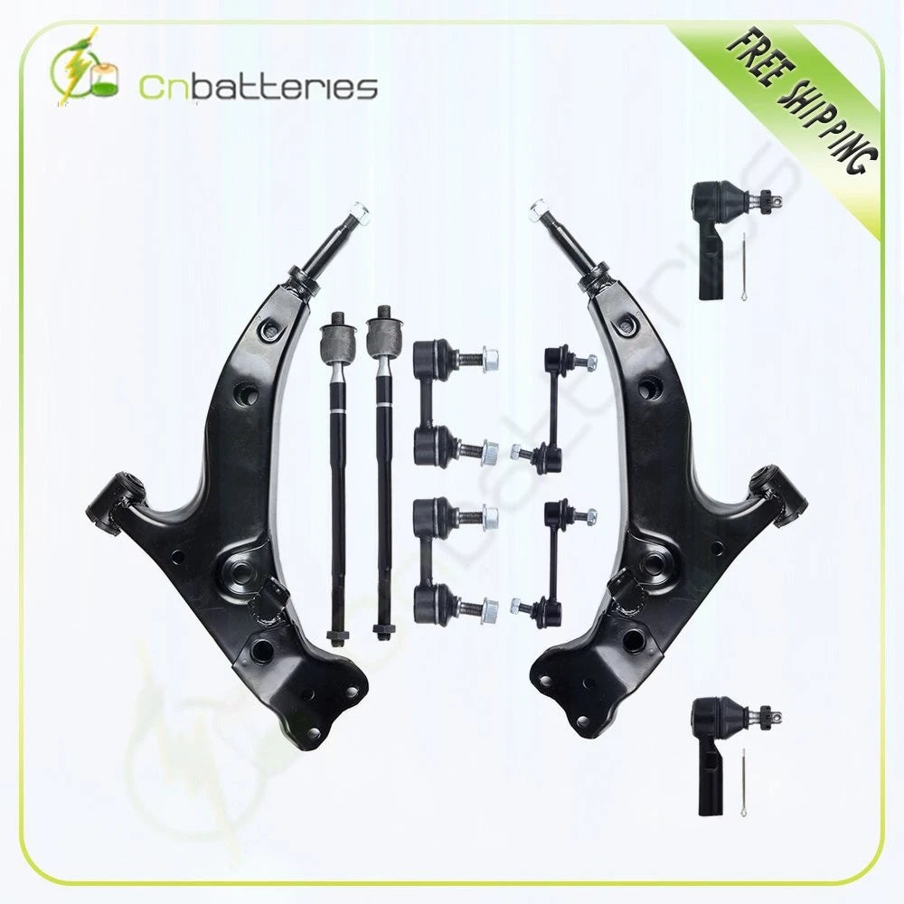 10x Control Arms Tie Rods Sway Bars for Toyota Corolla 1993–1995