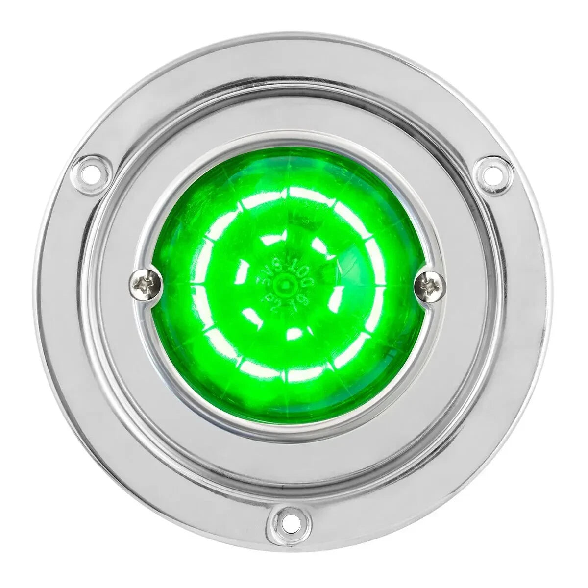 LED Green Lens Flange Bezel Mount for Classic Trailer Lighting (2000–2010)