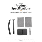 Adjustable Car Window Defogger and Cleaner Tool for All Vehicles