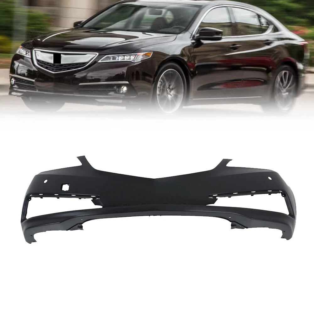 Front Bumper Cover for Acura TLX (2015–2017) with Sensor Holes