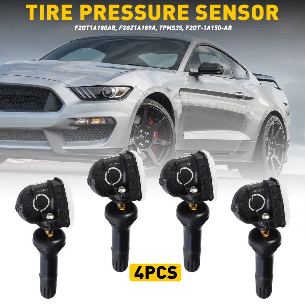 Set of 4 TPMS Tire Pressure Monitoring Sensors for Ford Explorer & Lincoln MKX (2016–2019)