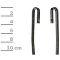 Front Pair 2.2L 2.5L Wiper Blades for Nissan X-Trail (2001-2007)