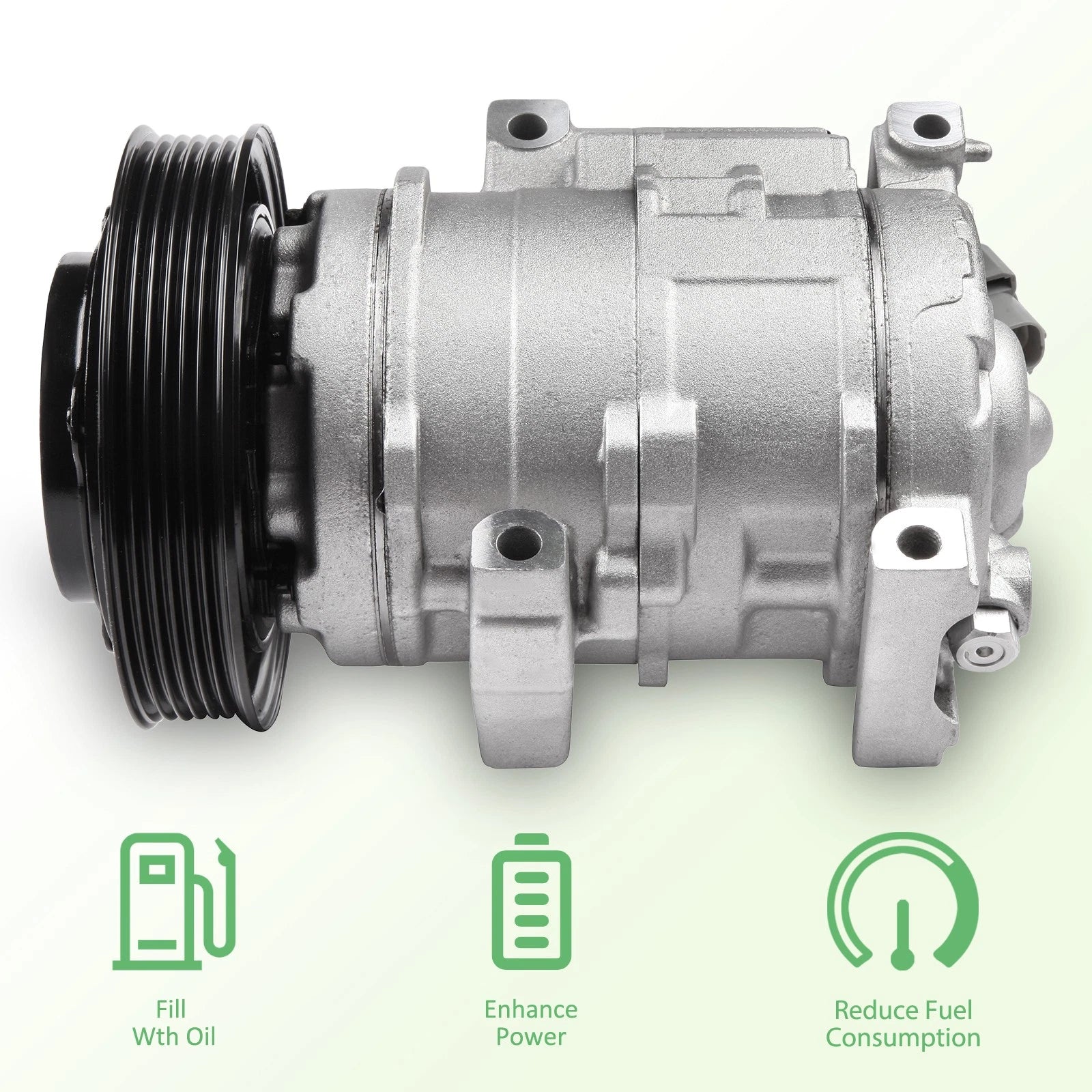 A/C Compressor for Acura MDX ZDX Honda Odyssey Pilot Ridgeline (2010–2013)
