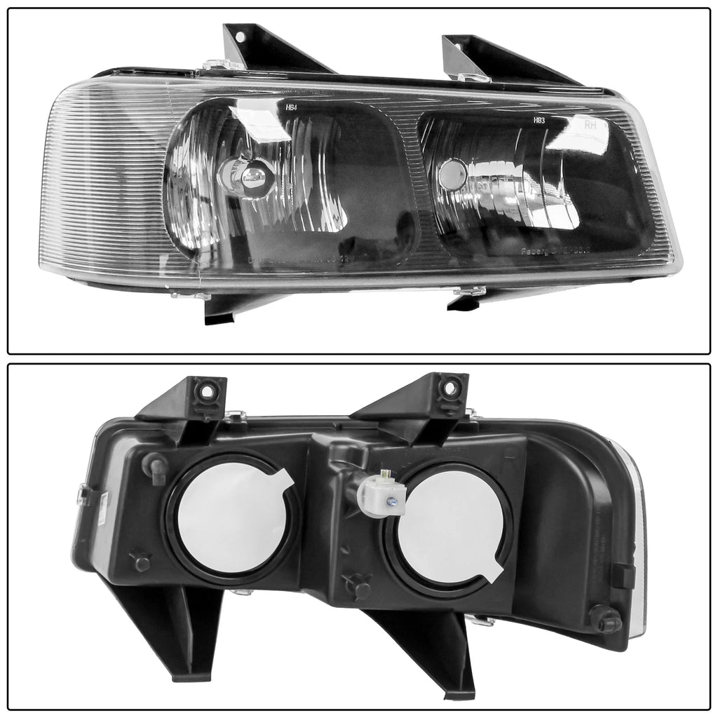 Pair Headlights for Chevrolet Express Savanna 1500 2500 3500 (2003-2023)