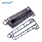 Inner Cover Exhaust & Gasket for Yamaha 2T Outboard (60-70HP) 6H3-41111-01, 6H3-41112
