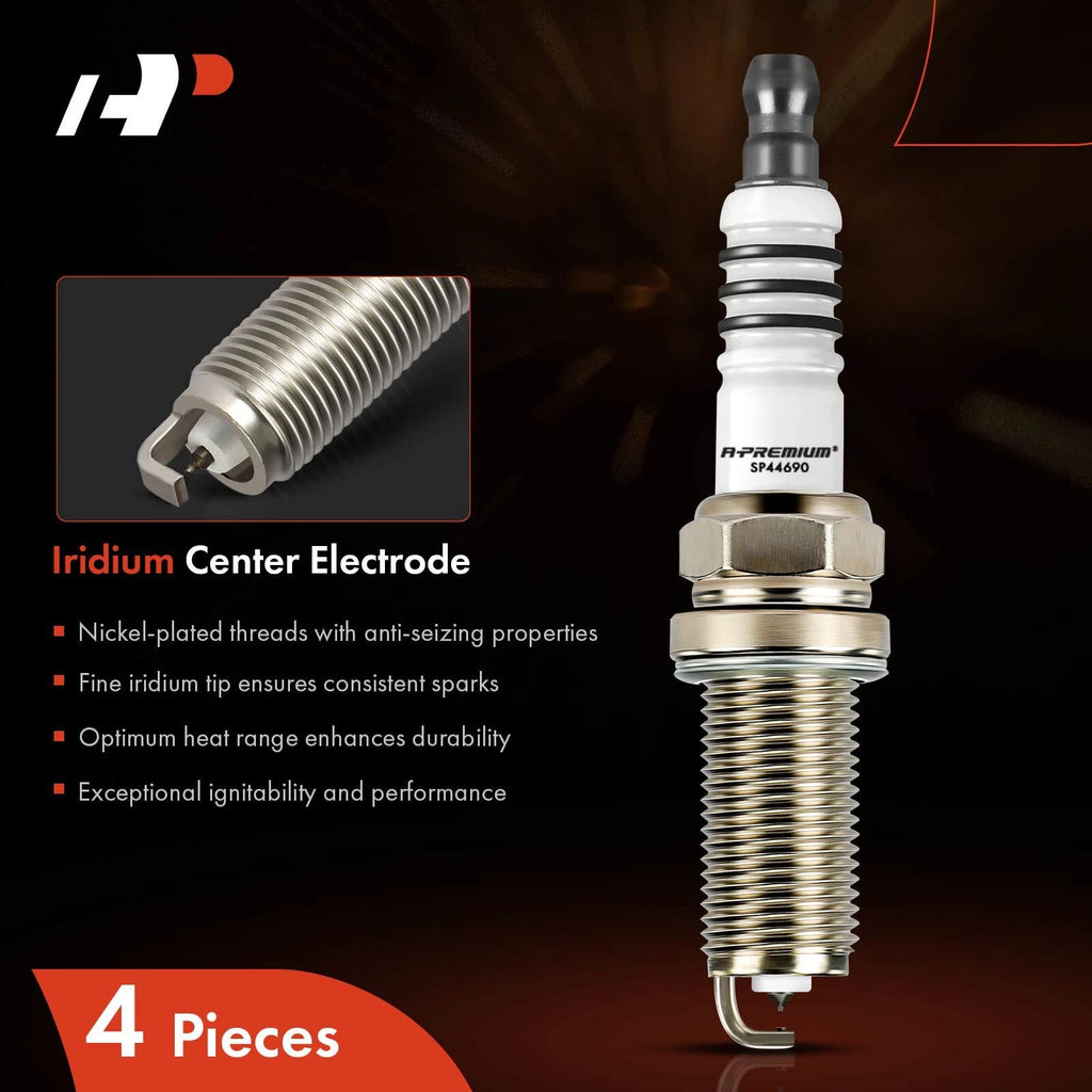 Set of 4 Iridium Platinum Spark Plugs for Toyota Camry RAV4 Jeep