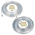 2X Brake Line Tubing Kit for Universal Vehicles (25 Ft. 3/16 & 1/4)