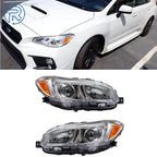 Chrome Housing Halogen Headlights for Subaru WRX (2015–2021)