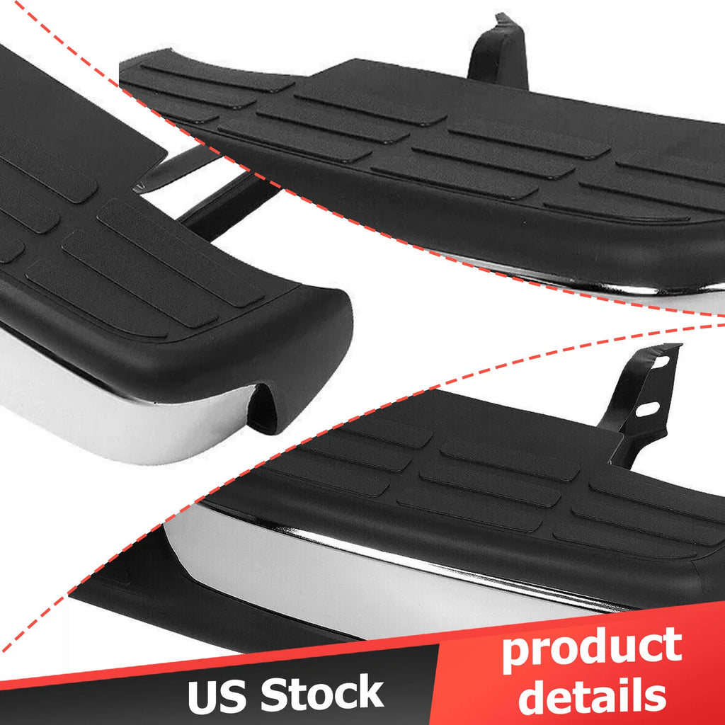 Chrome Rear Bumper for Chevy Silverado GMC Sierra 2500 3500 (1999–2007)