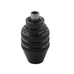 Drill Chuck 0.3-3.2mm for DIY Projects (Heat Treated Steel, Heavily-Knurled Grip)
