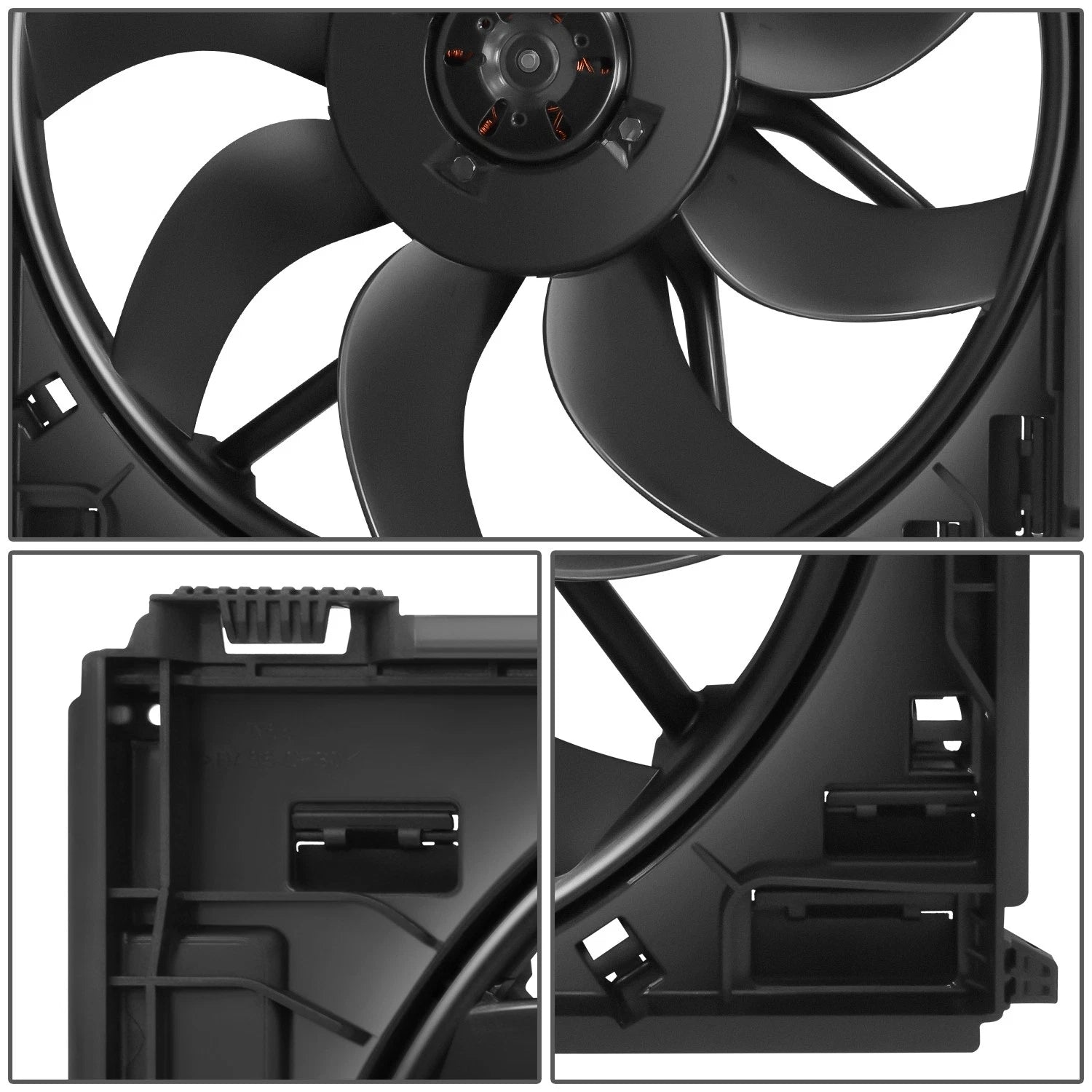 Radiator Fan Assembly for BMW M2 M3 M4 (2015–2021) - Black Polyamide
