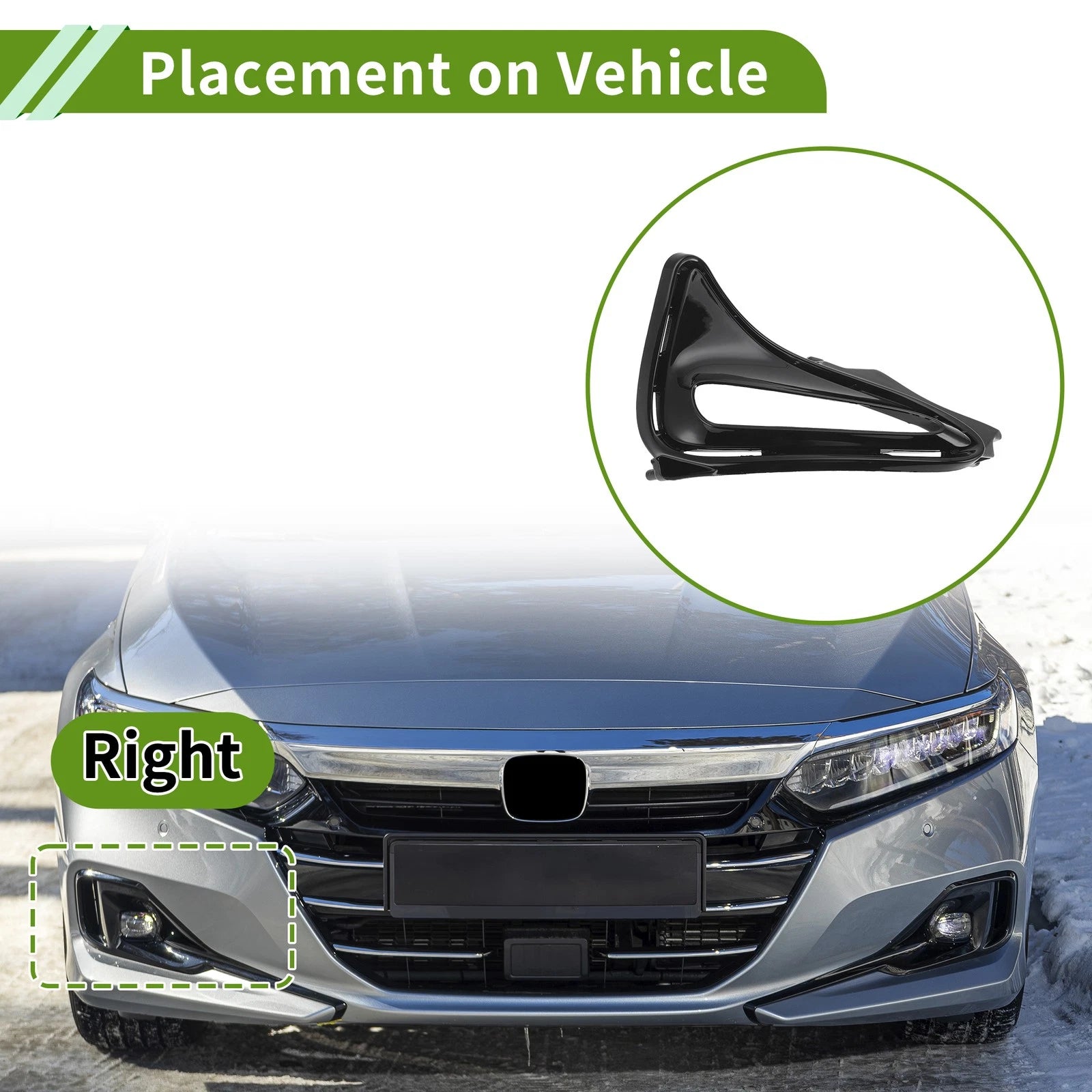 1 Pc Fog Light Grill for Toyota Corolla (2017–2018) No. 8148102670