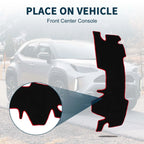 Dashboard Cover Mat for Toyota Yaris Cross (2021–2023) - Black Red Set