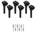 Set of 6 NGK Ignition Coils & Platinum Spark Plugs for Suzuki Grand Vitara (2001–2008)