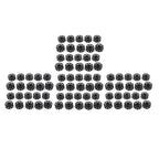 80pcs Slotted Bobbins "M" for Sewing Machines #18034