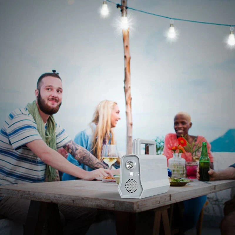 Portable Mini Solar Power Lighting System with Music Speaker