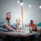 Portable Mini Solar Power Lighting System with Music Speaker