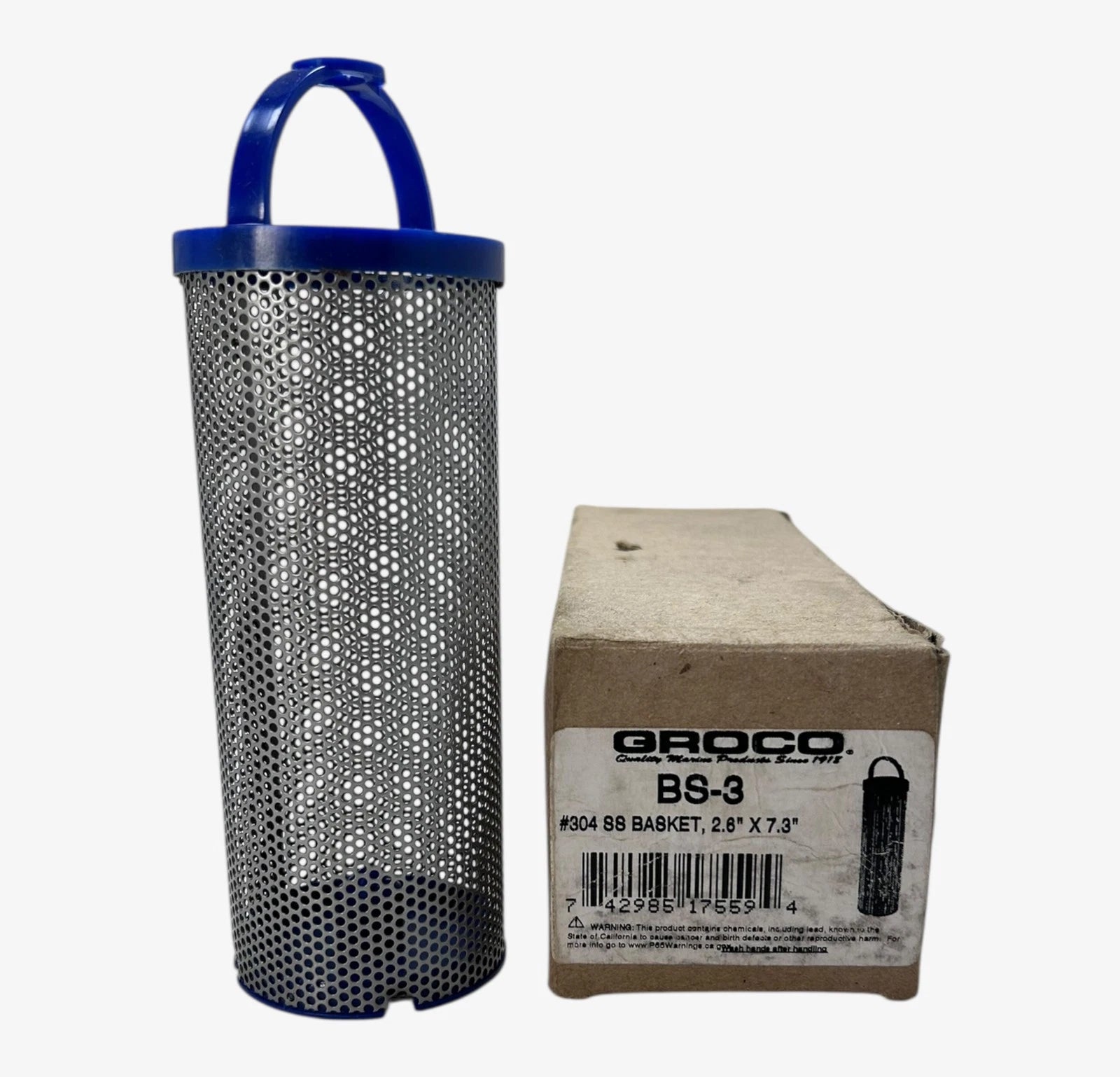 Groco BS-3 Stainless Steel Basket Water Strainer for Marine Applications (N/A)