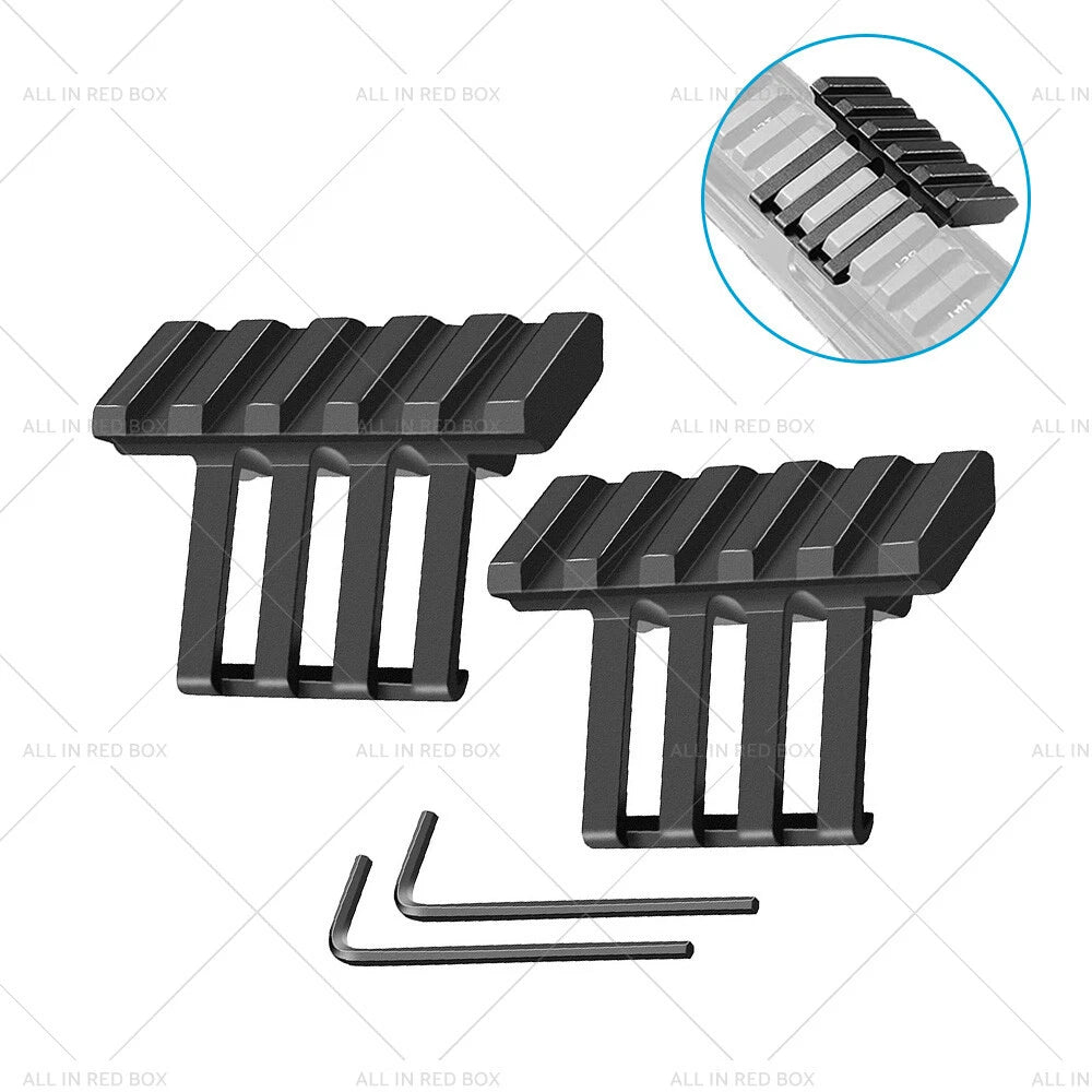2X Low Profile 45 Degree Offset Angle Mount Picatinny Rail for Universal