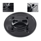 CNC Black 4-Hole Gas Fuel Tank Cap Cover for DUCATI Panigale V4/S/R (2018-2021)