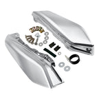 Chrome Mid-Frame Air Deflectors for Harley Road Street Electra Glide (2017–2023)