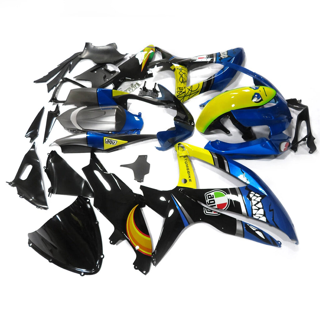 Fairing Kit for Suzuki GSXR600/750 (2008–2010) K8 Blue Shark Injection