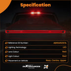 Rear High Level Brake Light for Audi A6 Avant Allroad Quattro (1998–2005) LED Red