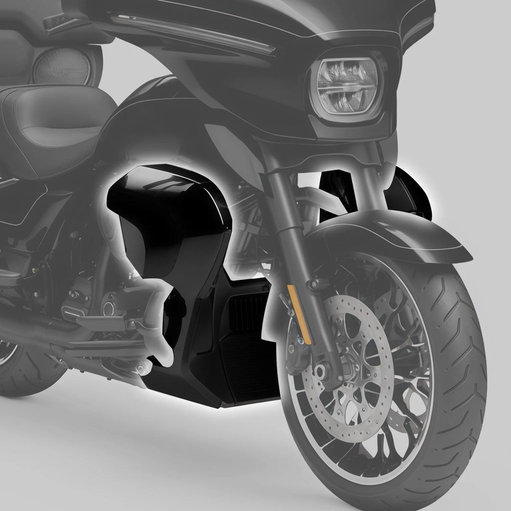 Fairing Lowers Cover Extended Chin Spoiler for Harley CVO Road Glide (2023–2026)