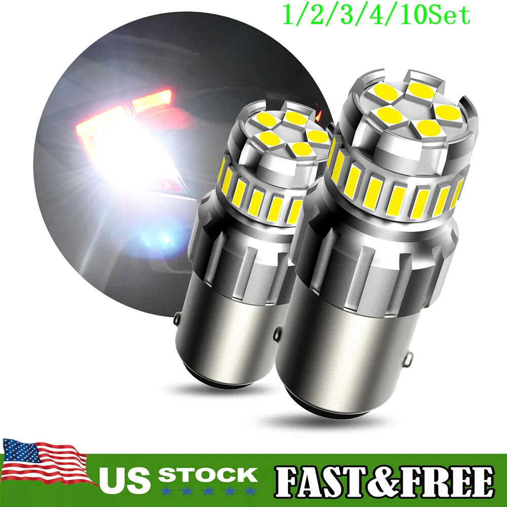Set of 2 LED Brake Stop Signal Lights for Auto Car (Year Range)