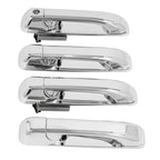 Set of 4 Chrome Exterior Door Handles for Dodge Ram 1500/2500 (2009–2024)