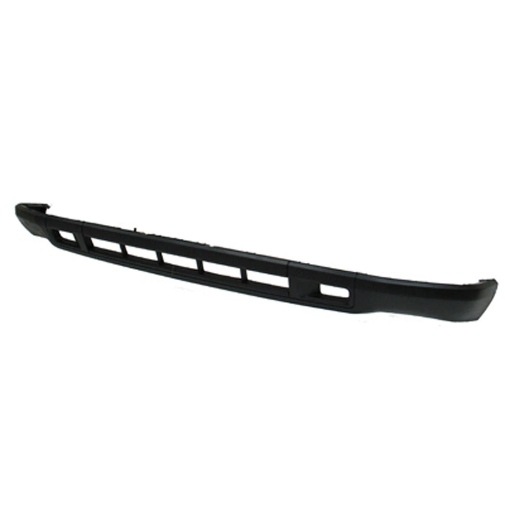 Replacement Black Textured Polypropylene Front Lower Bumper Valance