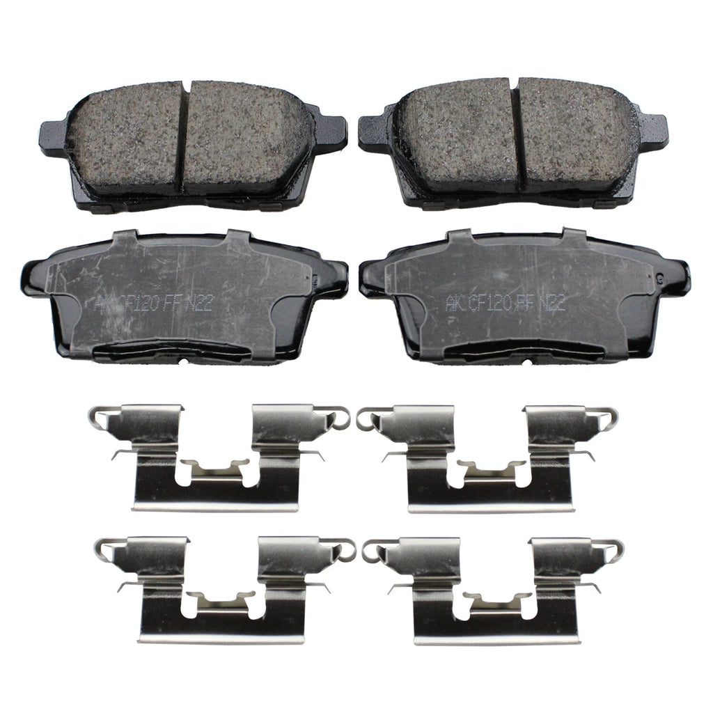 Set of 4 ProAct Disc Brake Pads for Ford Edge, Mazda CX-7, CX-9, Lincoln MKX (2007–2020)