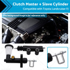 Clutch Master + Slave Cylinder for Toyota Landcruiser FJ40 FJ45 FJ55 FJ75 (1975–1980)