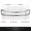 Front Bumper Face Bar for Ford F250 F350 Super Duty (2011–2016) Chrome