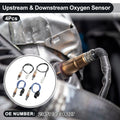 Set of 4 Upstream Downstream Oxygen Sensors for Ford F-150 V8 (2009–2010) No.2345113
