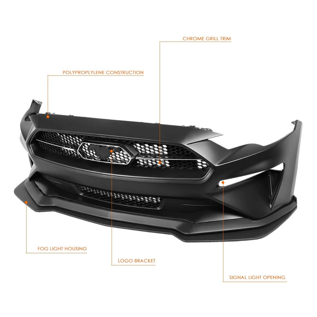 Front Bumper Face Bar for Chevy Silverado 1500 (2007–2013) Black
