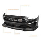 Front Bumper Face Bar for Chevy Silverado 1500 (2007–2013) Black