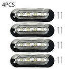 4x Marine Boat LED Courtesy Light Cabin Deck Stair White 12V-24V