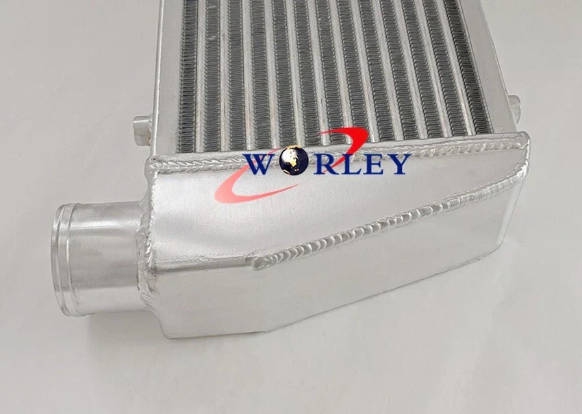 64MM Inlet/Outlet Aluminum Top Mount Turbo Intercooler for Universal