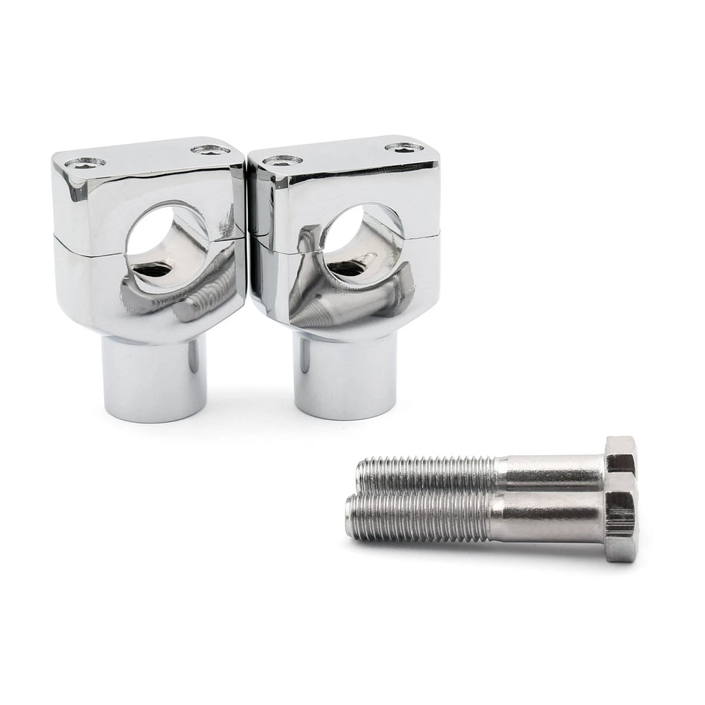 7/8" 22mm Aluminium Handle Bar Mount Risers Clamp for ATV Quad