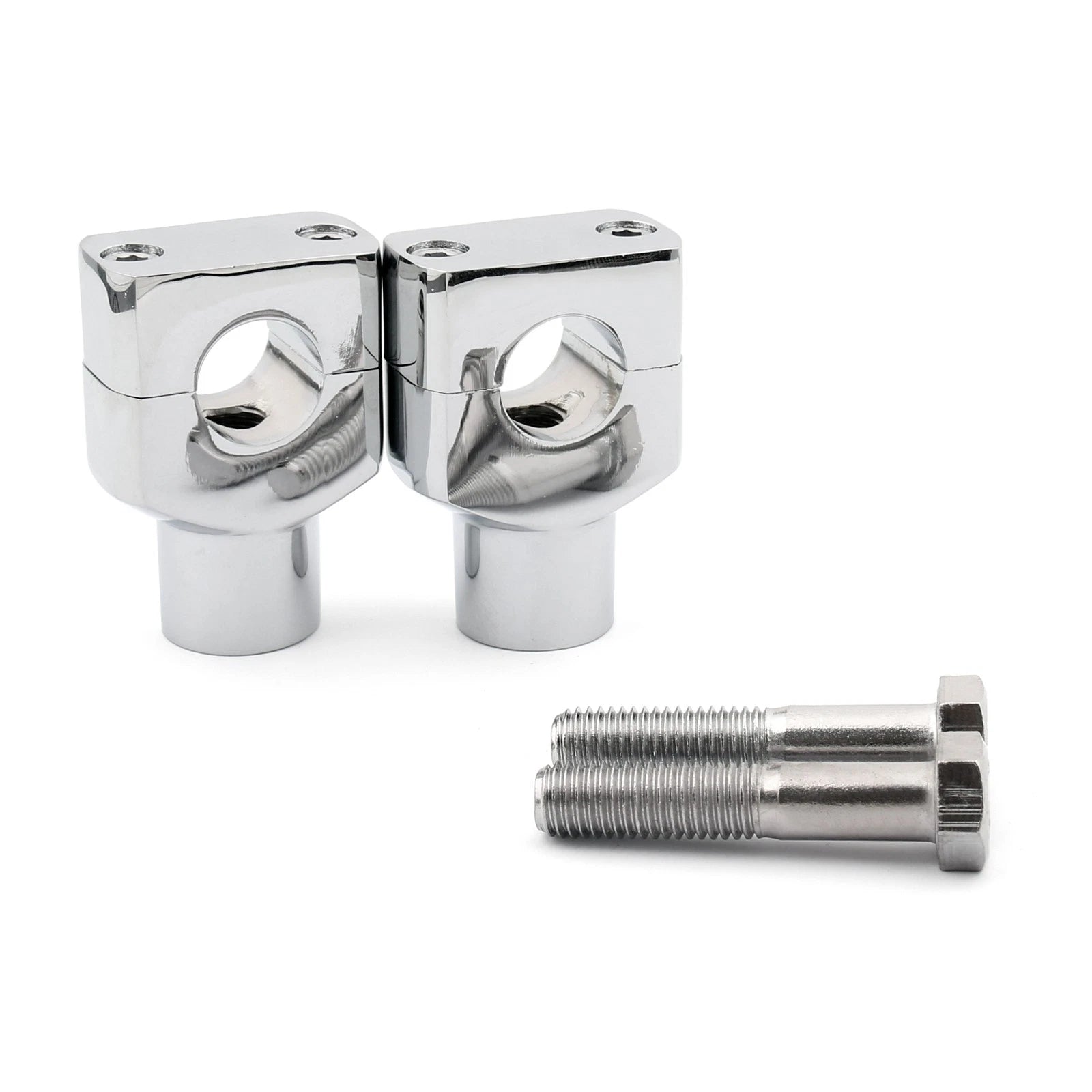 7/8" 22mm Aluminium Handle Bar Mount Risers Clamp for ATV Quad