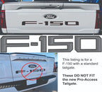 Tailgate Letter Inserts Set for 2021-2025 Ford F-150 Tremor Style