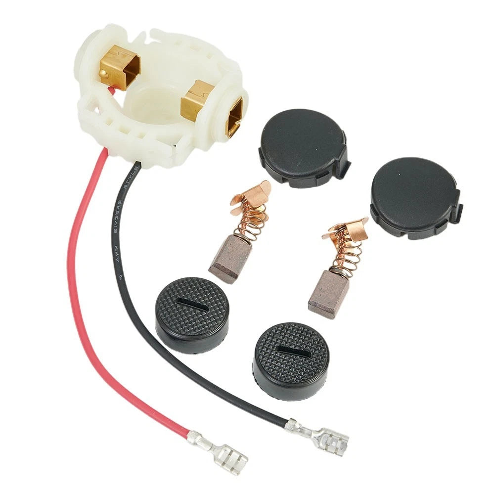 Plastic Metal Carbon Brush Cap Covers Holders Kit for 638921-2