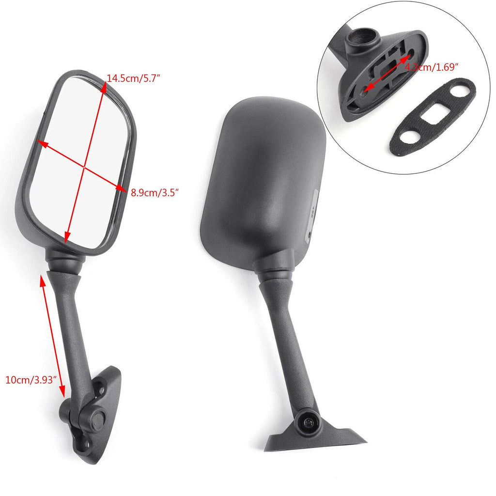 Rearview Mirrors for Suzuki GSXR 1000, SV650/1000 (2003–2006) Black